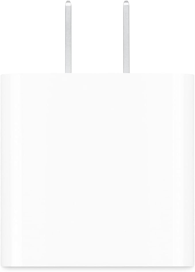 Apple 20W USB-C Compact Power Adapter: Fast and Convenient Charging, Type C Wall Charger