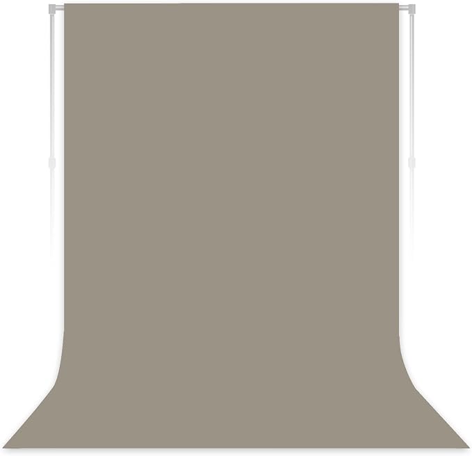 Grey Backdrop for Photoshoot, Professional Photo Backdrop Background Curtain for Product Photography, Portraits, Wedding, Party, Live Streaming Video Recording 7X10 FT