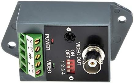 Long Distance Active Video Balun 1 Channel Utp Video Transceiver for CCTV Compatible with All Ahd/Cvi/Tvi/Cvbs Effective Distance 1800M