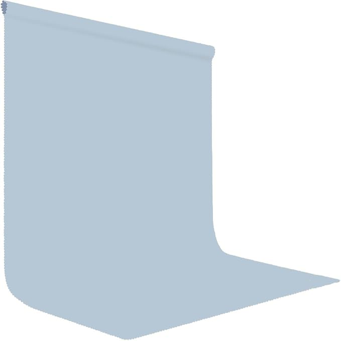 Dusty Blue Photo Backdrop for Photoshoot 8x10ft, Zoom Meeting Photography Backdrop Studio Shooting Props