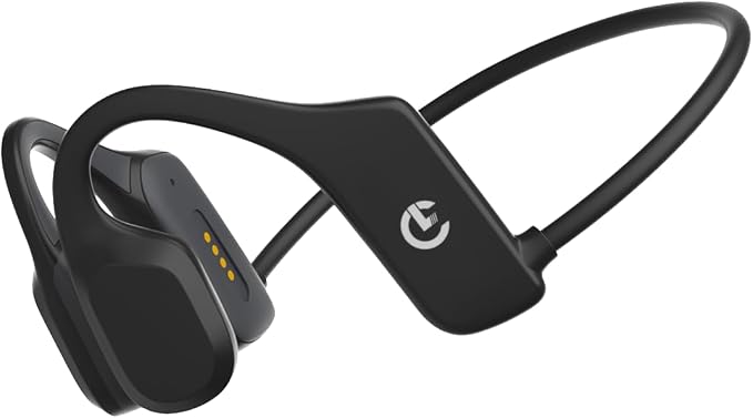 Conduction Labs - MERCATO - Open Ear Bluetooth Headphones with Microphone - Air Conduction Directional Audio - Premium Audio, Lightweight&Water Resistant Compatible w/all Video Conferencing Platforms