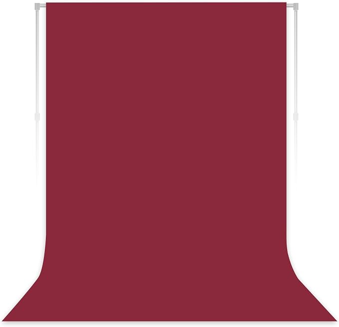5x7ft Burgundy Cloth Photography Backdrop Solid Color Photo Background Video Props LY666