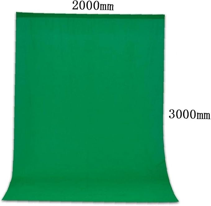 Green Screen, Portable Collapsible Green Background Screen Backdrop for Live Streaming Zoom Video Filming Photography