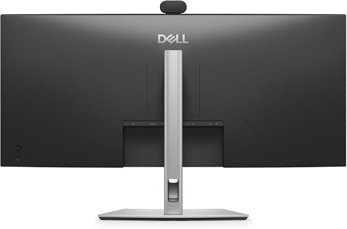 Dell P3426WEB Pro P 34″ UW-QHD (3440 x 1440) 100Hz LED Curved USB-C Hub Conferencing Monitor, Mount Compatible, Webcam, Speakers, Black, USB-C Cable, Cleaning Kit