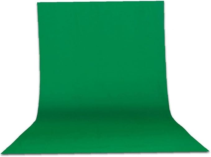 Green Screen, Portable Collapsible Green Background Screen Backdrop for Live Streaming Zoom Video Filming Photography