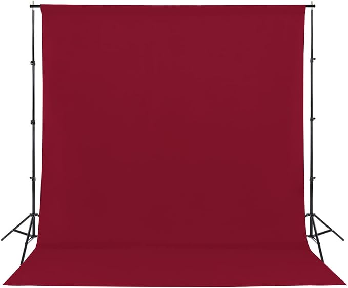 Sugargirl 10X10FT Red Backdrop Background for Photography, Photo Backdrop Red Screen Photo Booth Backdrop for Photoshoot Party Video(1 Panel)
