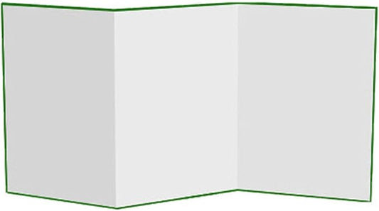 Portable TriFold Chromas Board Size for Green Screen and White Background Applications Portable Backdrops