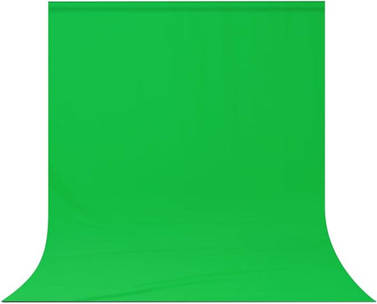 Green Screen Backdrop Background,10 X 20 FT Large Photography Backdrop Photo Background Screen for Streaming Zoom Photo Muslin Green Curtain Video Recording Greenscreen Picture Photoshoot