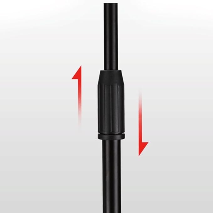 Triple Clip Phone Mount Adjustable Telescoping Desk Stand for Live Streaming Video Conferencing Multiple Angle Shootings