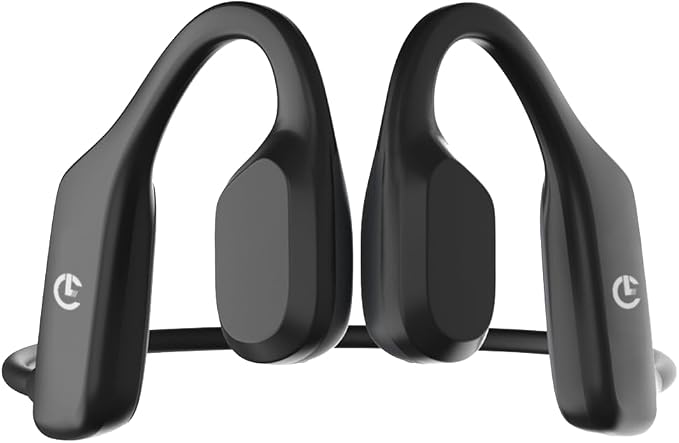 Conduction Labs - MERCATO - Open Ear Bluetooth Headphones with Microphone - Air Conduction Directional Audio - Premium Audio, Lightweight&Water Resistant Compatible w/all Video Conferencing Platforms