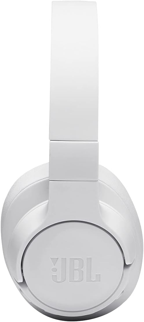 JBL Tune 760NC - Lightweight, Foldable Over-Ear Wireless Headphones with Active Noise Cancellation - White (Renewed)