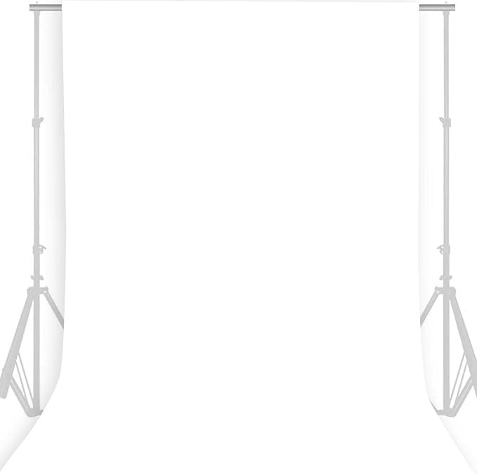 5x7ft White Photography Backdrop, High Density Polyester Fiber Photo Background Cloth is Foldable and Machine Washable, Suitable for Photo Background Video Photography Studios