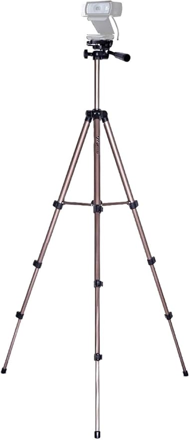 Webcam Tripod, Camera Tripod Mount Stand Compatible with Logitech Webcams C920s StreamCam Brio C925e C922x C930e C920 C615-50 inches