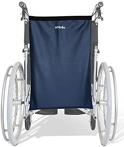 NYOrtho Wheelchair Footrest Bag/Leg Rest Extender Storage for Bariatric (Fits Wheelchair Seat Widths 22" - 26")