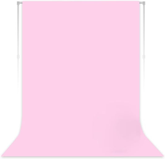 Pink Backdrop for Photoshoot, Professional Photo Backdrop Background Curtain for Product Photography, Portraits, Wedding, Party, Live Streaming Video Recording 7X10 FT