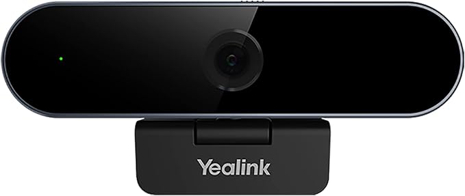 Yealink UVC20 Webcam 1080P Full HD Camera with Microphone Conference Room Camera System with Teams Zoom and Skype for Business Certified Ultra HD Audio and Video with Smart Light Lens Cap for Meeting