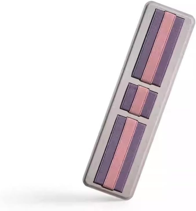 Adhesive Hard Drive Holder for Laptop, Mouse Pouch for Laptop,Portable Tech Organizer, Office Essentials for Men Women Fits 12"–17" Laptops (Pink)