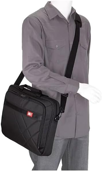 Case Logic 17-Inch Laptop and Tablet Briefcase, Black (DLC-117)