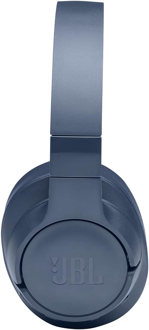 JBL Tune 760NC - Lightweight, Foldable Over-Ear Wireless Headphones with Active Noise Cancellation - Blue (Renewed)
