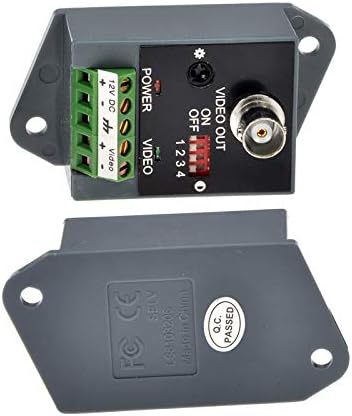 Long Distance Active Video Balun 1 Channel Utp Video Transceiver for CCTV Compatible with All Ahd/Cvi/Tvi/Cvbs Effective Distance 1800M