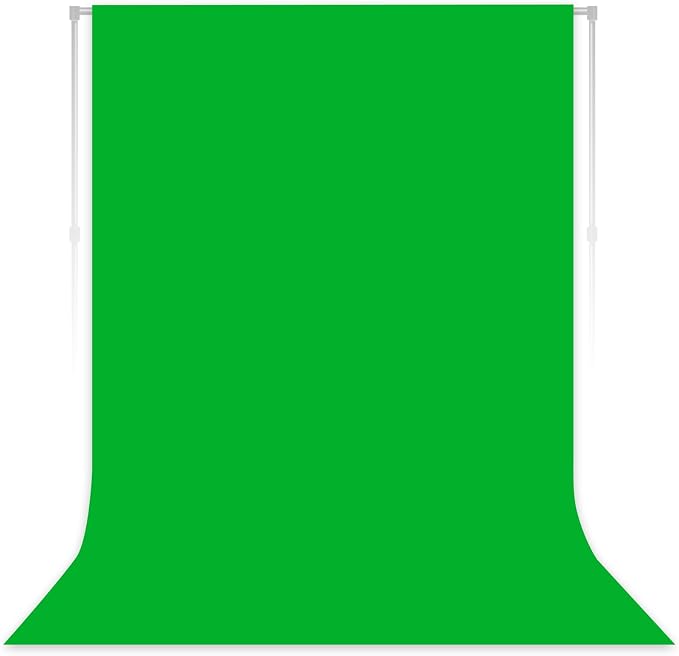 Green Screen Key Backdrop, Polyester, 5X7 FT, Photography Background, Machine Washable, Green, LY166
