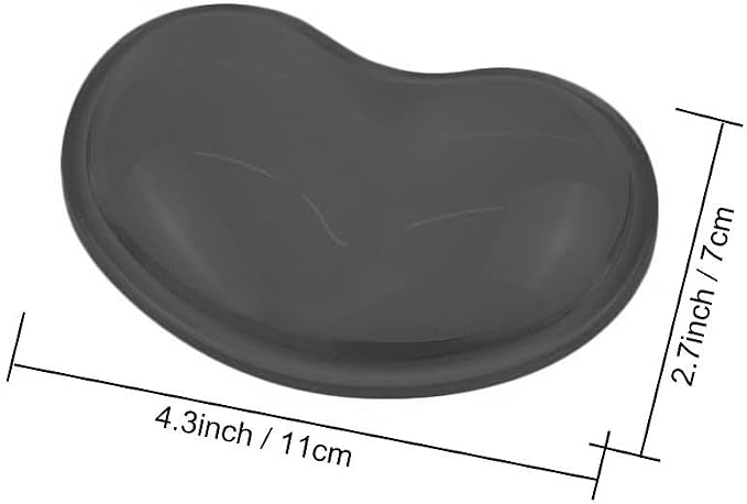 Gel Keyboard & Mouse Wrist Rest Set - Keyboard Wrist Rest Pad & Mouse Support for Office Gaming Pad Computer Laptop Ergonomic Comfortable Pain Relief- Pad Set (Mouse Support Only)