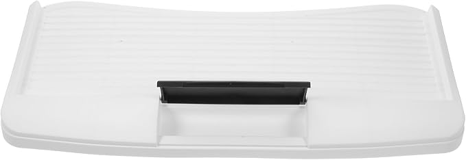 Adjustable Under Desk Keyboard Tray with Mouse Platform and Pen Holder, White Sliding Keyboard Mount System for Office Workspace Organizer