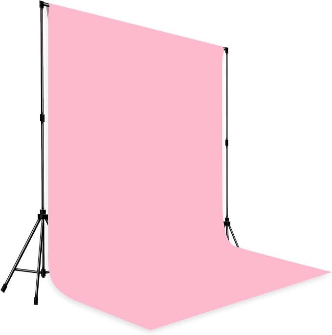 Photo Backdrop Pink Background Fabric Professional 8x10ft Seamless Design Eliminates Wrinkles Princess Theme Decoration Valentine's Day Romantic Setting