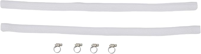 4/5 Inch Electric Dirt Bike Cable Management Sleeve White - for Surron Sur Ron Light Bee X S Talaria Sting MX3 MX4 XXX E Ride Pro SS S X260 X160|Mesh Wire Wrap Cover|Cord Protector Tube