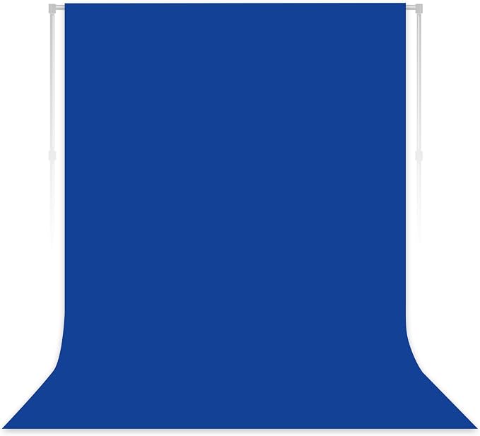 Royal Blue Backdrop for Photoshoot, Professional Photo Backdrop Background Curtain for Product Photography, Portraits, Wedding, Party, Live Streaming Video Recording 7X10 FT