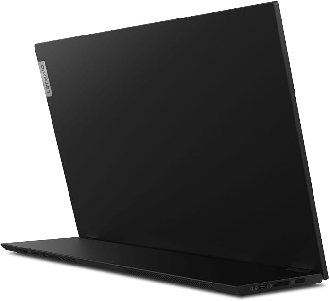 Lenovo ThinkVision M15 15.6" Full HD WLED LCD Monitor - 16:9 - Raven Black