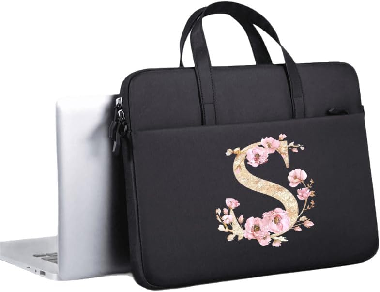 Computer Bag For Men & Women, With Initial Laptop Bag,14/15inches Messenger bag For Office、Business、Travel、School