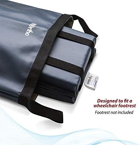 NYOrtho Wheelchair Footrest Bag/Leg Rest Extender Storage for Bariatric (Fits Wheelchair Seat Widths 22" - 26")