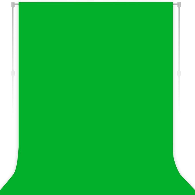 Green Screen Backdrop for Photoshoot, Professional Photo Backdrop Background Curtain for Product Photography，Portraits, Wedding, Party, Live Streaming Video Recording 10X20 FT