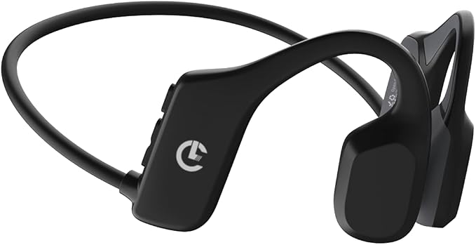Conduction Labs - MERCATO - Open Ear Bluetooth Headphones with Microphone - Air Conduction Directional Audio - Premium Audio, Lightweight&Water Resistant Compatible w/all Video Conferencing Platforms