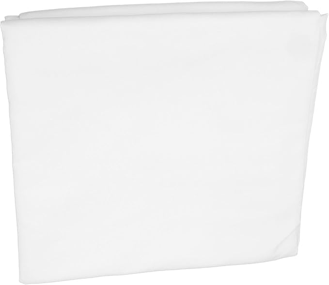 GLOGLOW Props Polyester Opaque Collapsible Backdrop for Video Streaming and Portrait Photography, 9.8 X 6.6ft Virtual Background Screen, Nan (White)