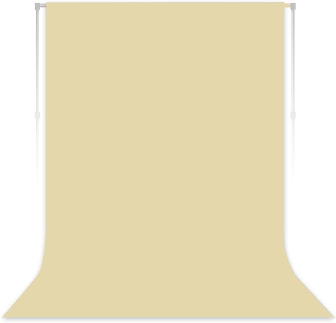 Tan Backdrop for Photoshoot Professional Photo Backdrop Background Curtain for Product Photography Portraits Wedding Party Live Streaming Video Recording 10X10 FT