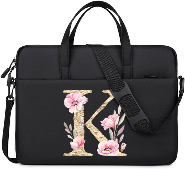 Computer Bag For Men & Women, With Initial Laptop Bag,14/15inches Messenger bag For Office、Business、Travel、School