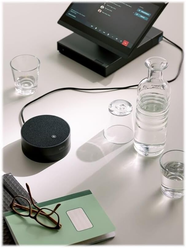 EPOS Expand Capture 5 Professional-Grade Conference Speakerphone for Microsoft Teams Rooms - 7-Beamforming Mics, Voice ID & Live Transcription (1000895)