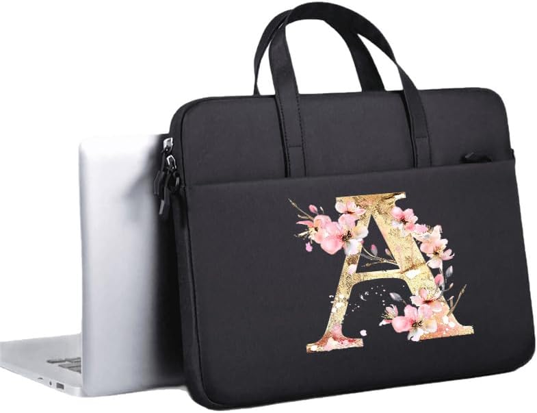 Computer Bag For Men & Women, With Initial Laptop Bag,14/15inches Messenger bag For Office、Business、Travel、School
