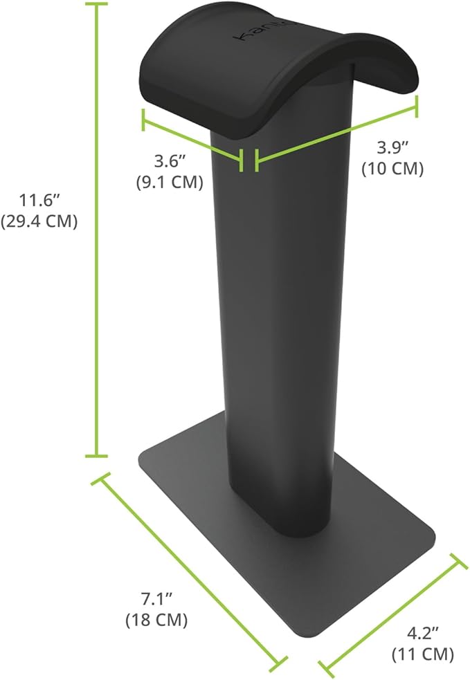 Kanto Living H2 Premium Headphone Stand - Black