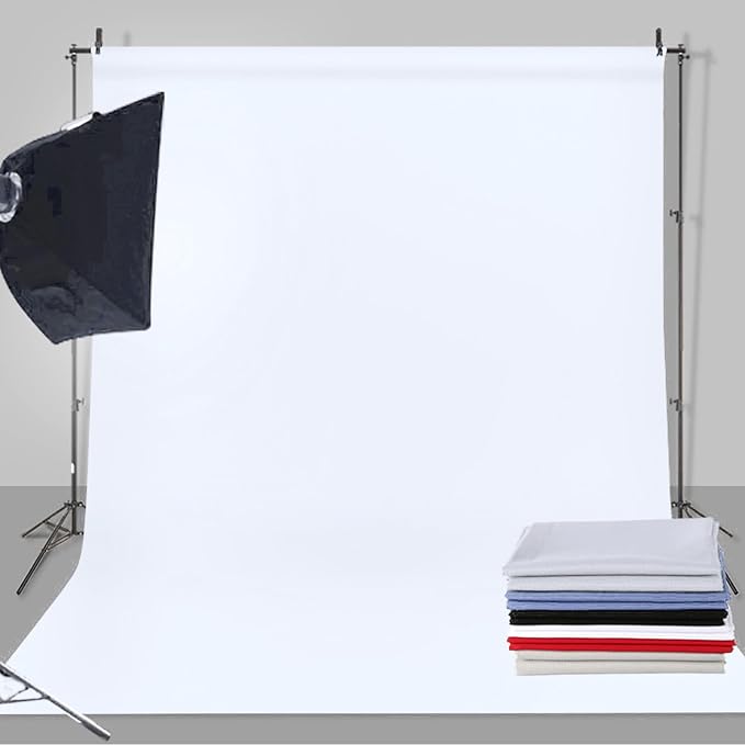 Chromakey Green Screen Backdrop, Photography Backdrop High Density Polyester Soft Light Wrinkle Background for Photo Studio Streaming Video Party Home Use (200 * 300CM)
