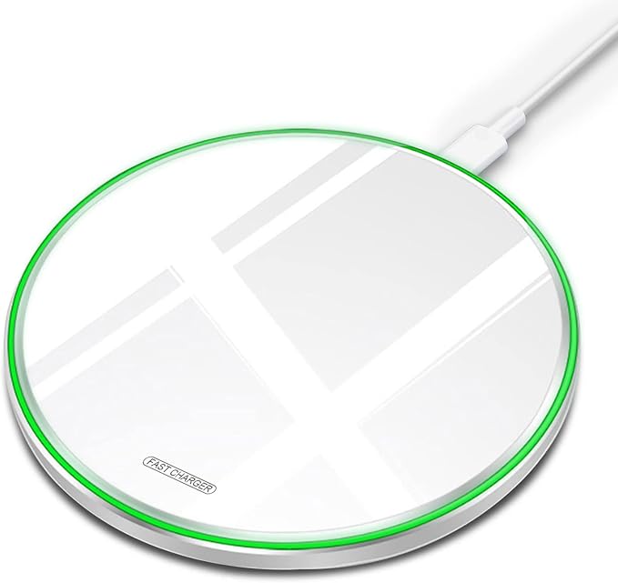 Fast Wireless Charger,20W Max Wireless Charging Pad Compatible with iPhone 17/17 Pro/17 Pro Max/17 Air/16/15/14/13/12/X,AirPods;FDGAO Induction Charge Mat for Samsung Galaxy S25/S24/S23