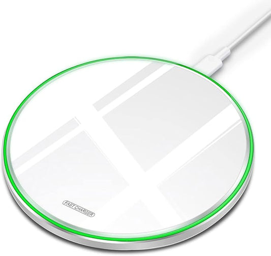 Fast Wireless Charger,20W Max Wireless Charging Pad Compatible with iPhone 17/17 Pro/17 Pro Max/17 Air/16/15/14/13/12/X,AirPods;FDGAO Induction Charge Mat for Samsung Galaxy S25/S24/S23