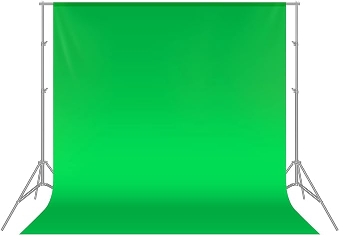 NEEWER 6x9 feet/1.8x2.8m Photo Studio 100% Pure Polyester Collapsible Backdrop Background for Photography, Video and Television (Backdrop Only) - Green