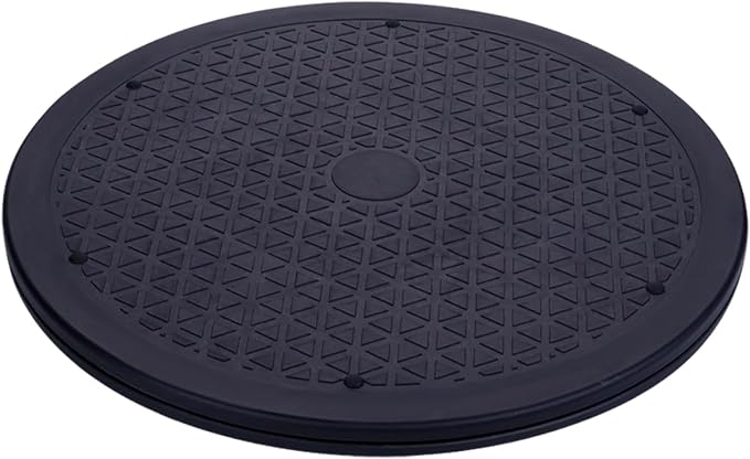 12 Inch Lazy Susan Turntable Organizer, Eichzer Premium Heavy Duty Rotating Swivel Stand with Steel Ball Bearings for Model/Rotating Plants/Crafts Stand/TV/Monitor/Laptop (360˚ Rotation)