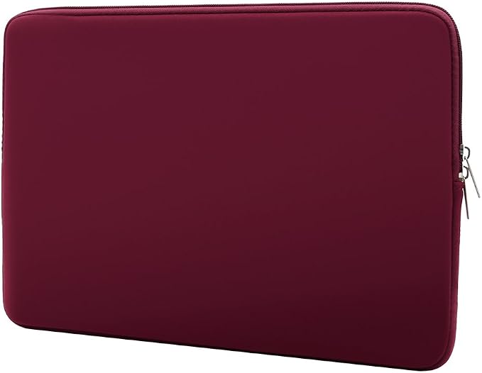 RAINYEAR 16 Inch Laptop Sleeve Protective Soft Case Bag with Accessories Pouch, Specially Compatible with 16" MacBook Pro M1 M2 M3 M4 M5 Pro/Max A3403 A3186 A3428 A3429 (Red)