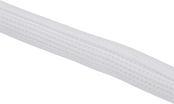 4/5 Inch Electric Dirt Bike Cable Management Sleeve White - for Surron Sur Ron Light Bee X S Talaria Sting MX3 MX4 XXX E Ride Pro SS S X260 X160|Mesh Wire Wrap Cover|Cord Protector Tube