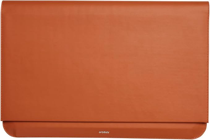 Orbitkey Hybrid Laptop Sleeve | Portable Desk Mat and Laptop Sleeve (Terracotta, 16")