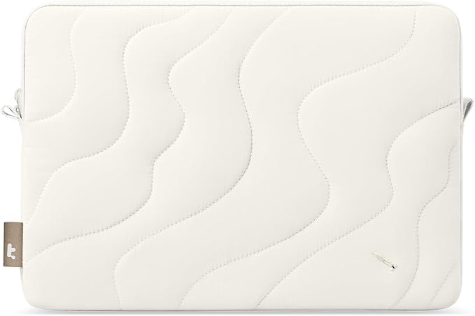 tomtoc 360 Protective Puffy Laptop Sleeve for 13-inch MacBook Air M5/A3449(2026)/M4/M3/M2 A3240 A3113, MacBook Neo A18 & MacBook Pro M2/M1, Quilted Soft Puffer Bag for 13-inch Surface Pro Copilot+PC